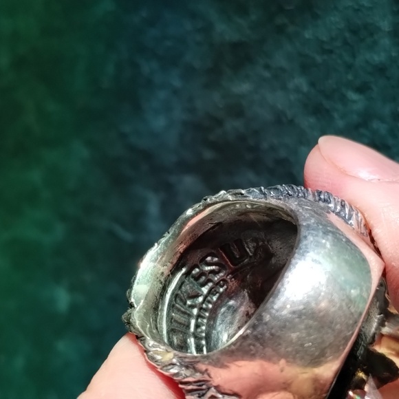 🖤Rebel 13 🖤 HALLOWEE🖤 SOLID  Sterling Silver biker Michael Meyers Ring Size 8 - Picture 9 of 11